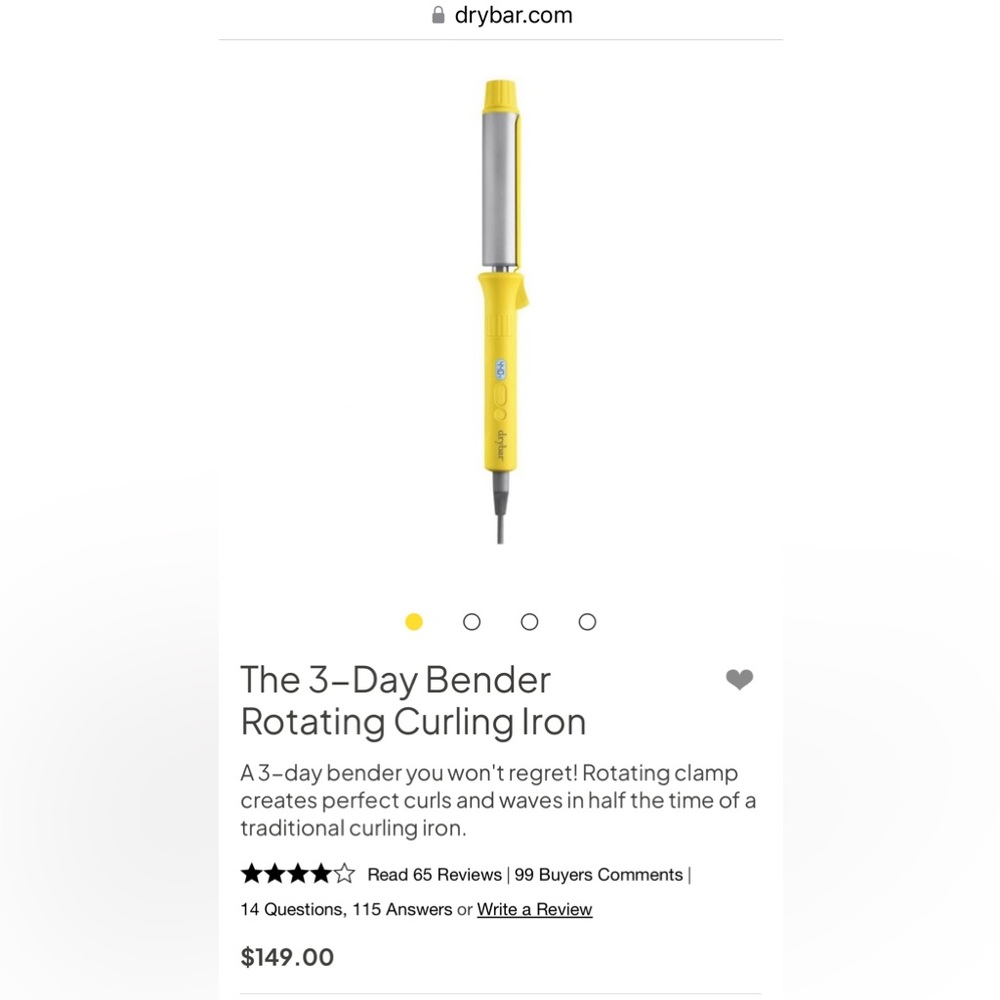 The Dry Bar curling iron